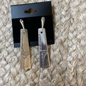 Nobility silverware spoons earrings pierced Vintage